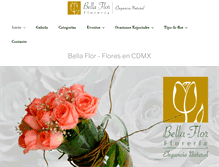 Tablet Screenshot of bella-flor.com